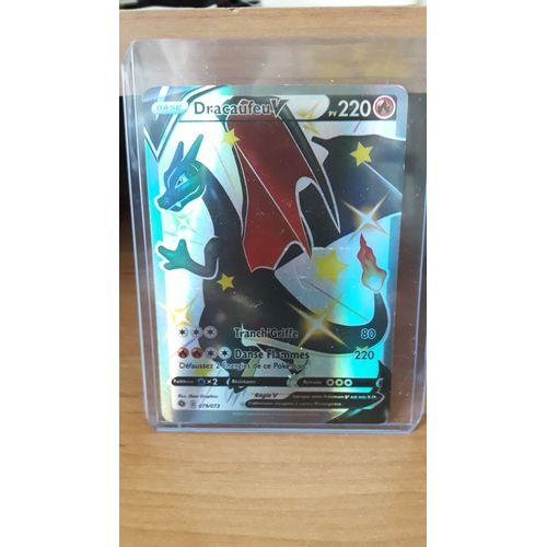 Carte Pokémon Dracaufeu V Shiny 079/073