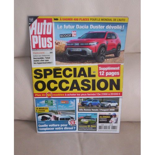 Auto Plus N° 1775 - Spécial Occasion - Alfa Romeo Tonale / Peugeot 3008 - Quelle Voiture Pour Remplacer Votre Ancien Diesel ? - Volkswagen Id. Buzz - Futur Dacia Duster...