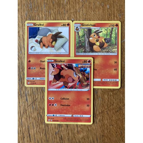 (2905) 2x Gruikui + Grotichon (Pokemon)