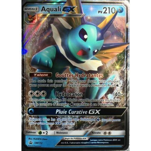 Carte Pokemon Aquali Gx Ultra Rare Officiel Holo Foil Pv 210 /Sm172/ 2019