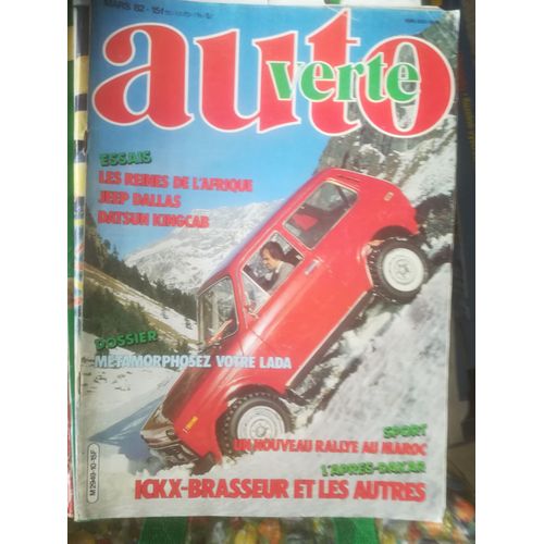 Auto Verte 10 De 1982 Jeep Cj7 Gpl,Renault 20 Turbo 4x4,Range Vsd,Mercedes Texaco,Deuche 4x4,Le Diesel,Datsun King Cab 4x4,Haflinger,Jeep Dallas,Lada Niva 1.6,Niva Cab,Coppier