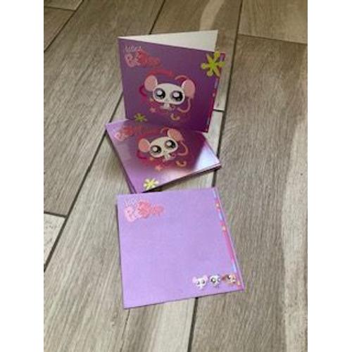 Cartes Avec Enveloppes "Littlest Petshop"