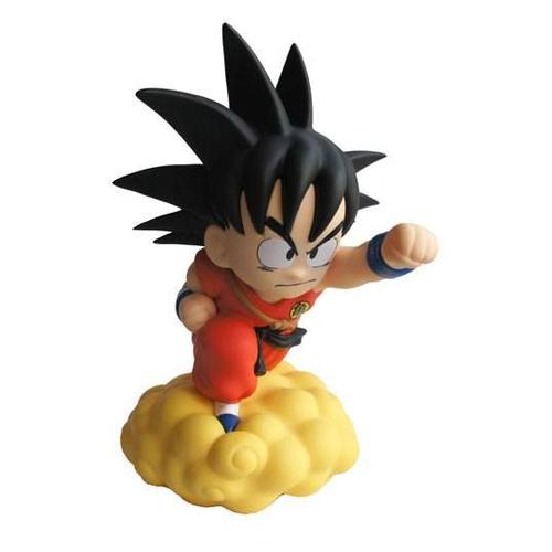 Dragon Ball Tirelire Chibi Pvc Son Goku Sur Le Nuage Magique 22 Cm
