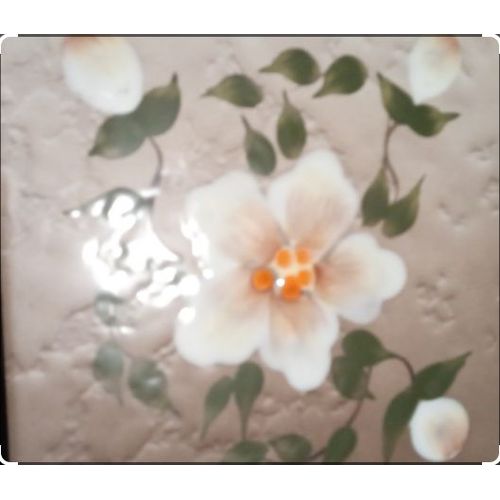 Vintage - Carreau De Faïence - Pour Dessous De Plat Ou Déco - 20 X 20 Cm