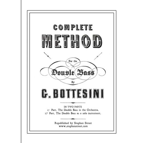 Complete Method For The Contre-Basse (Double Bass)