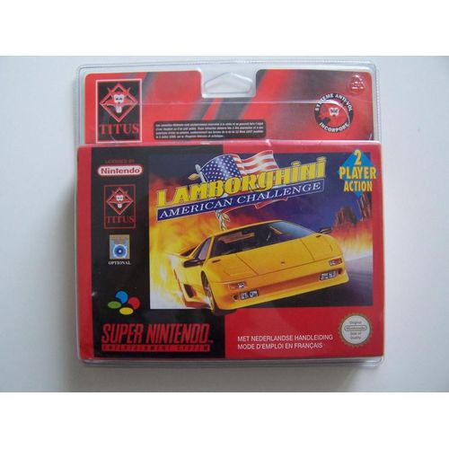 Lamborghini American Challenge Snes Super Nintendo