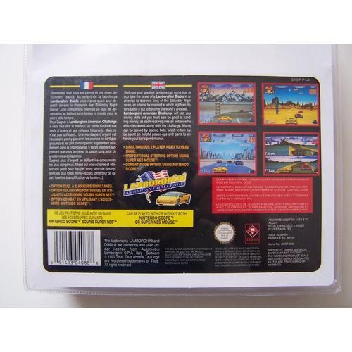 Lamborghini American Challenge Snes Super Nintendo | Rakuten