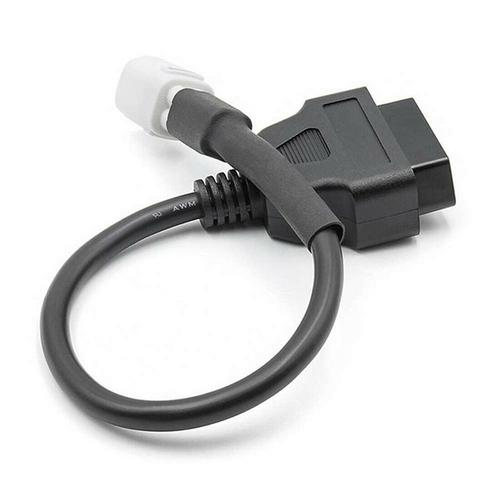 Câble D'extension Adaptateur Obd Pour Moto Yamaha, 3 Broches Vers Obd2, Lecteur De Code De Diagnostic, Câble De Scanner, Flambant Neuf