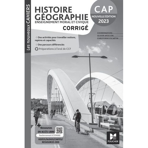 Histoire-Géographie Enseignement Moral Et Civique Cap - Corrigé
