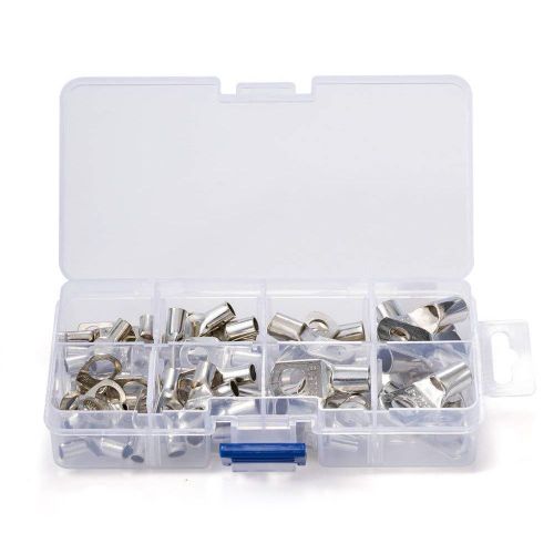 60 Pièces Kit De Bornes Connecteurs De Fil Électrique À Sertir Accessoires En Cuivre Pour Voiture H88f