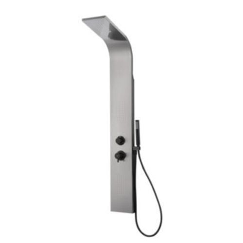 Colonne de douche mécanique gun metal Essebagno Esseflat