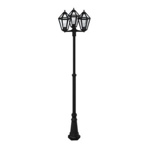 Lampadaire Radley E27 Ip44 Goodhome Noir