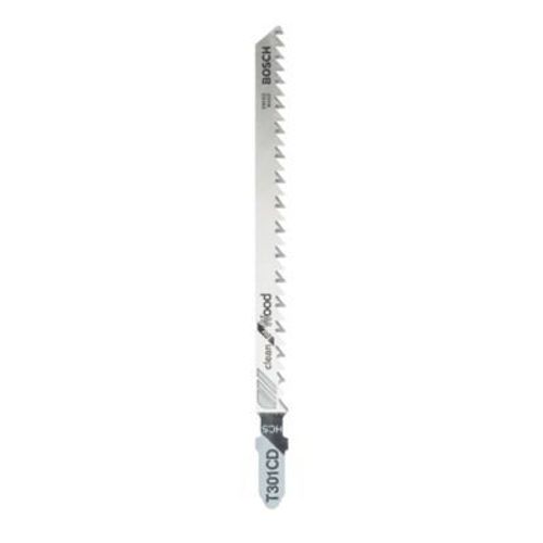 2 lames de scie sauteuse T droite propre Bosch Bois tendre