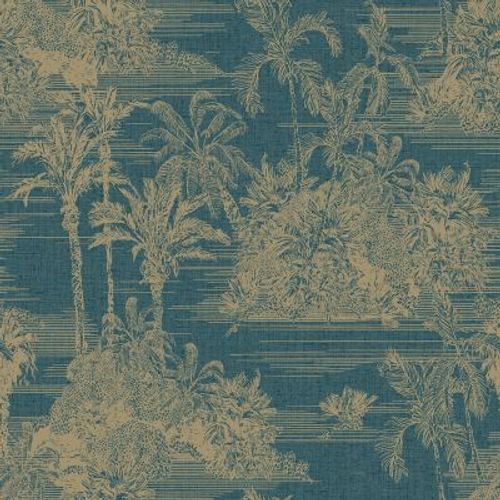 Papier peint Vinyle Intissé GoodHome Augie ble