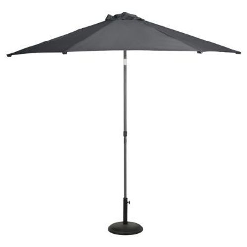 Parasol Goodhome Carambole Gris Ø270 Cm