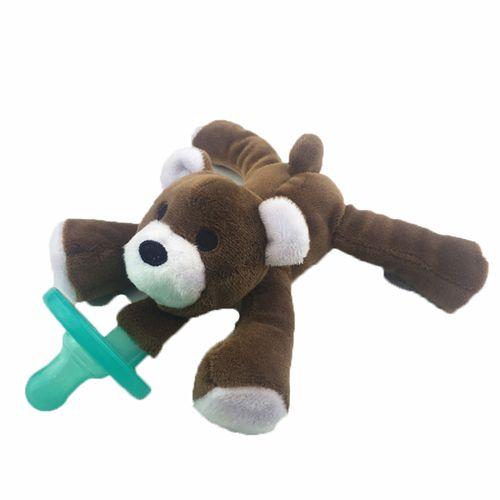 Sucette En Silicone Pour Enfants De 3 À 12 Mois, Jouet En Peluche, Doux, Non Toxique, Résistant Aux Morsures