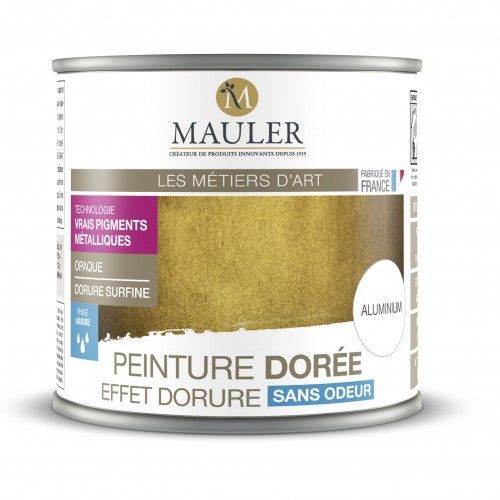 Peinture dorée effet dorure teinte Cuivre 0,5L Mauler