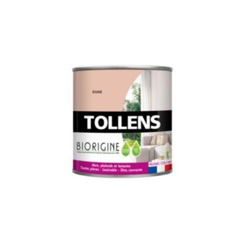 Peinture murs et plafonds Biorigine Tollens velours crème dune 50ml