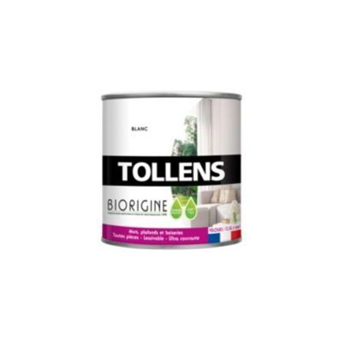 Peinture murs et plafonds Biorigine Tollens velours blanc 0 5L