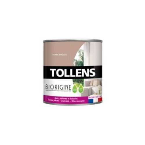 Peinture murs et plafonds Biorigine Tollens velours terre Brulée 0 5L