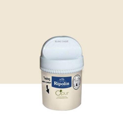 Testeur peinture intérieure Ripolin O'Pur blanc cassé satin 75ml