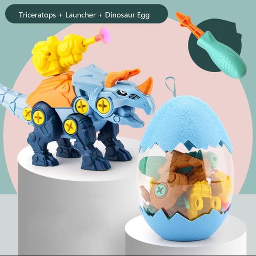 Jouet Éducatif Pour Enfants, Puzzle Détachable, Assemblage, Dinosaure, Lanceur, Écrou À Vis, Combinaison, Modèle De Dinosaure