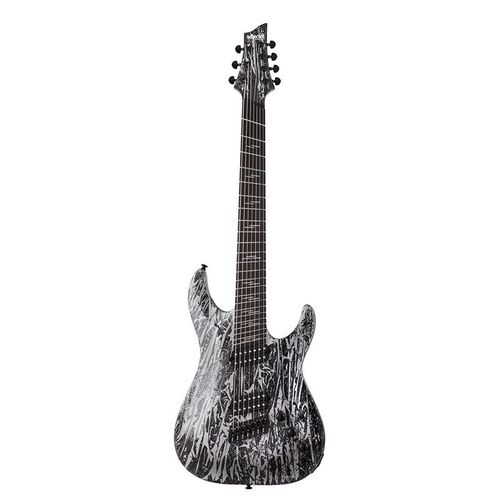 Schecter C-7 Silver Mountain Ms - Guitare Électrique 7 Cordes
