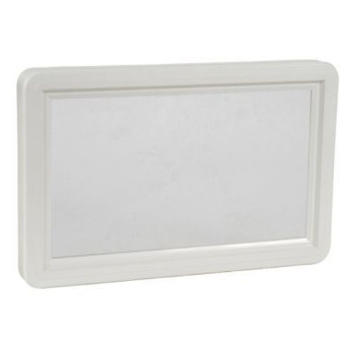 Hublot rectangulaire blanc 34 2 x h.21 cm