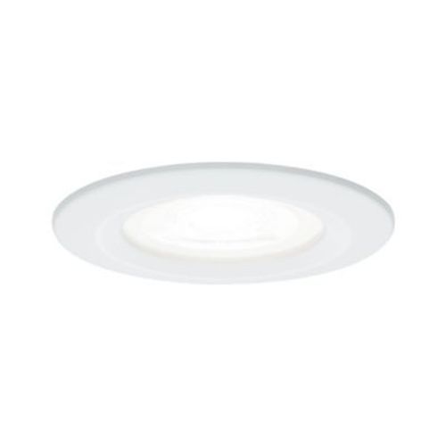 Kit Encastrable Nova Rd Fixe Led Ip44 1x6 5w 4000k 230v Gu10 51mm Blanc Dép/Alu Zinc