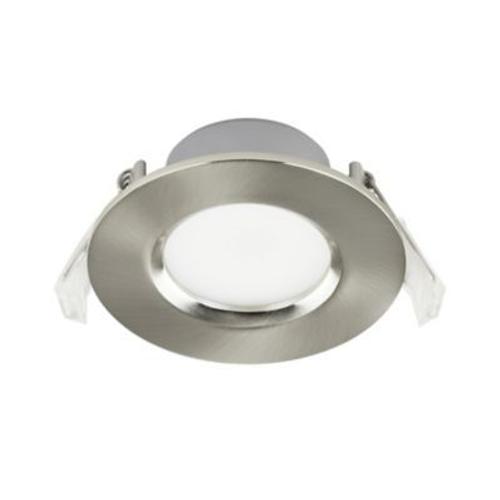 Spots À Encastrer Boze Led Intégrée 345lm 4.7w Ip65 Goodhome Chrome