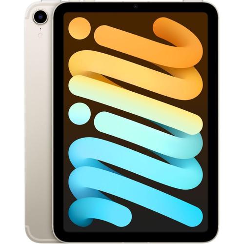 Tablette Apple iPad mini 6 (2021) 64 Go Wi-Fi + Cellular Blanc