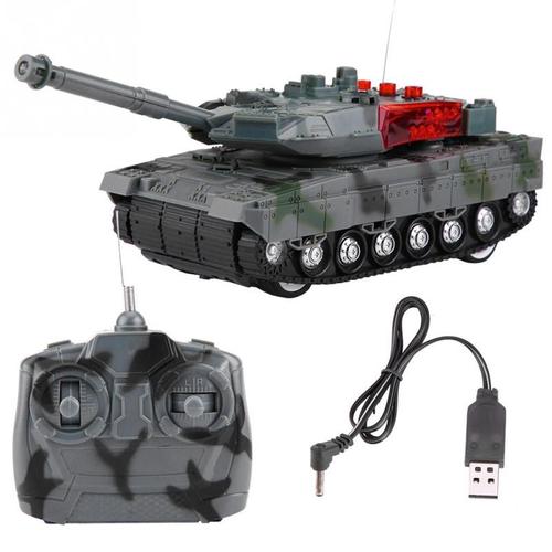 Char De Combat Électrique Rc 4 Canaux, Télécommande, Haute Simulation, Modèle De Char, Jouets Pour Garçons, Cadeau De Noël Pour Enfants