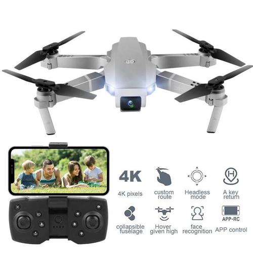 Drone De Photographie Aérienne 4k Wifi, Quadrirotor Pliable, Réglage Automatique De La Hauteur Avec Étui Portable-Générique