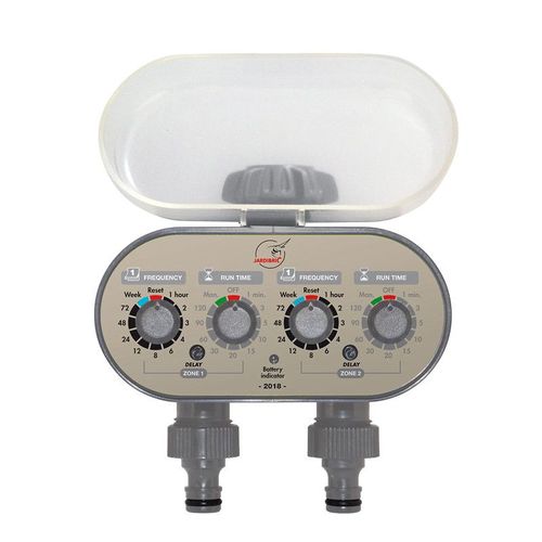 Programmateur d'arrosage nez robinet 2 voies Jardibric