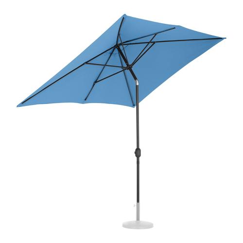 Grand Parasol De Jardin Rectangulaire 200 X 300 Cm Inclinable Bleu Helloshop26 14_0007568