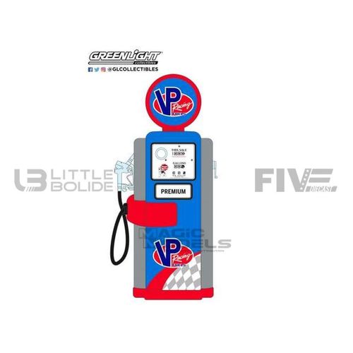 Greenlight Collectibles 1/18 - 14130a - Pompe À Essence Wayne 100-A Vintage Gas Pump Vp Racing Fuels 1948-Greenlight