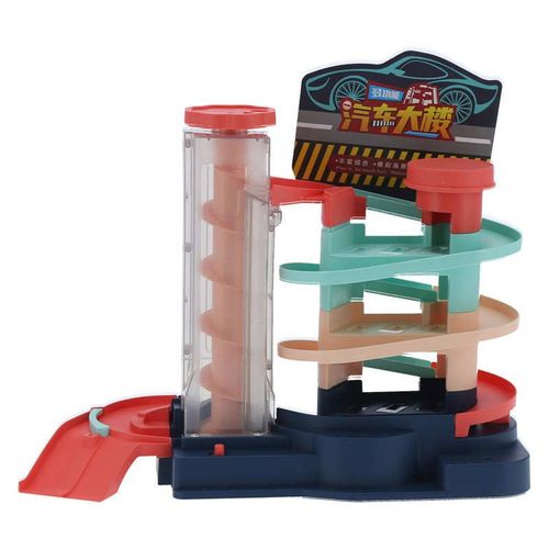 Jouet De Construction De Voiture, Parking Électrique Éclairé Pour Enfants, Ensemble De Jouets De Garage À Monter Soi-Même, Grand Jouet De Levage Multicouche