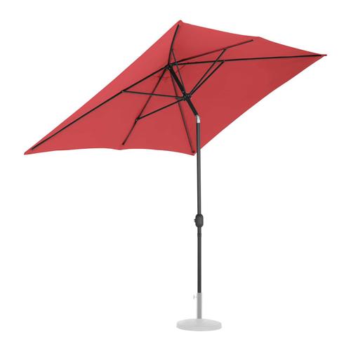 Grand Parasol De Jardin Rectangulaire 200 X 300 Cm Inclinable Bordeaux Helloshop26 14_0007561