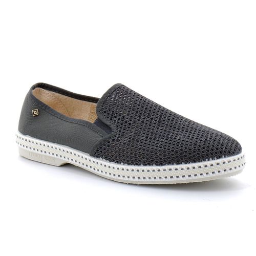 Rivieras - Espadrille Pour Adulte En Toile De Coton Classique Toile & Filet - Gris - 40