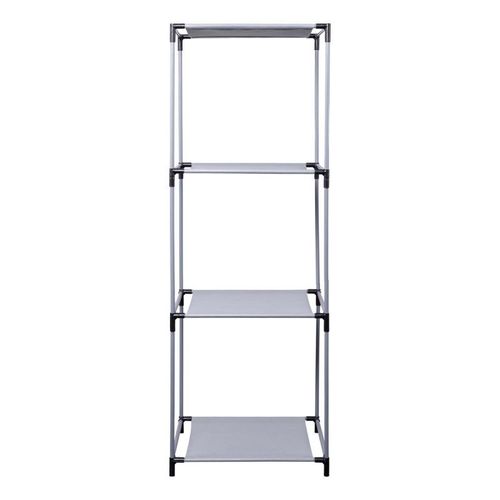 Paris Prix - Étagère Design 3 Casiers "Mondo" 102cm Gris