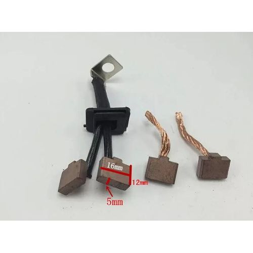 10 Balais De Charbon De Démarreur Électrique, Pour Vw Jetta Passat Citroen Elysee Démarreur Moteur (12*16*5mm)