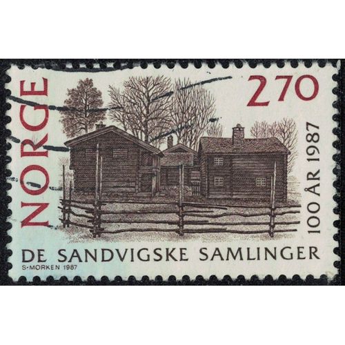 Norvège 1987 Oblitéré Used De Sandvigske Samlinger Musée Plein Air Maihaugen Y&t No 927 Su