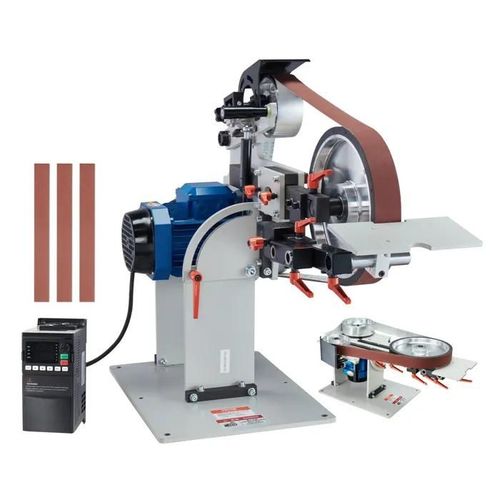 Ponceuse à Bande-VEVOR-1828,8x50,8 mm-Machine de Polissage 1500 W-3 Bandes Abrasives pour Travail de Métaux