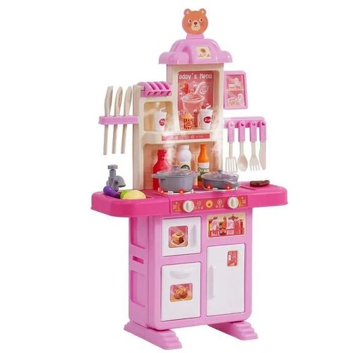 Cuisine Pour Enfants-Vevor-Ensemble Cuisine Pour Tout-Petits Avec Pulvérisation Simulée-48pcs Pour Enfants D'âge Préscolaire