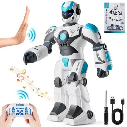Robot Jouet Enfants-Vevor-2,4 Ghz-Télécommande Programmable-Parlant, Chantant, Dansant, Interactif, Gestes-Cadeau D'anniversaire