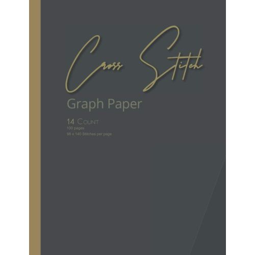 Cross Stitch Graph Paper: Cross Stitching In 14 Squares Per Inch Grid. The 14 By 14 Stitches Per Inch Chart Makes It Easy To Create Simple Or Complex Embroidery Paterns & Needlework Designs. Luxury Go