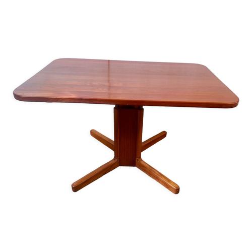Table Basse Ajustable Rehaussable En Teck Scandinave 1960 Bois