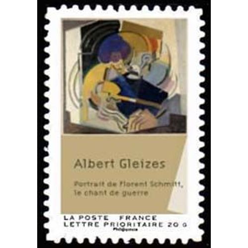 Timbre France 2012 Oblitéré - Le Chant De Guerre, Portrait De Florent Schmitt (1915) De Albert Gleizes - Yt Adhésif - N° 703