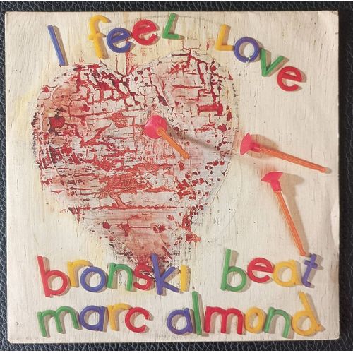 Bronski Beat (Jimmy Somerville) Marc Almond (Soft Cell) - Love To Love Baby/ I Feel Love /Johnnie Remember Me 5'44 + Puit D'amour 1'38 - 1985 London Rec. 882 045-7 France Sp/45rpm/7" Boutique Axonalix