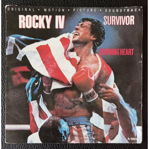 Rocky Iv / 4 - Survivor ( B.O.F./ O.S.T.) - Running Heart 3'51 + Feels Like Love 4'07 - 1985 Scotti Brothers / Cbs Scta.6608 Holland - Sp/45rpm/7" Musique De Film Boutique Axonalix